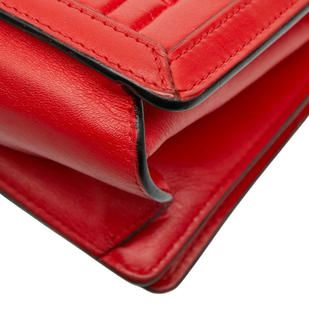 Loewe Barcelona Crossbody Shoulder Bag Red Leather - Picture 6 of 10